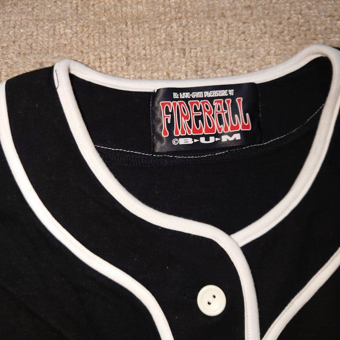 B'z　Pleasure‘97 FIREBAL　ベースボールシャツ