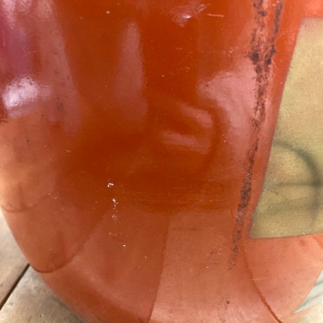 D-5 アンティーク 朱塗り 火鉢 手あぶり 鉢カバー 昭和レトロ 骨董 和モダ