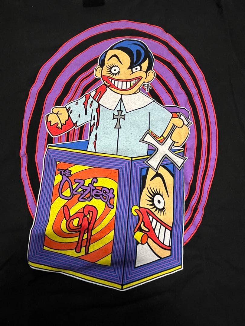 1997年Ozzfest オズフェスオズボーン　ロックTツアーTヴィンテージT