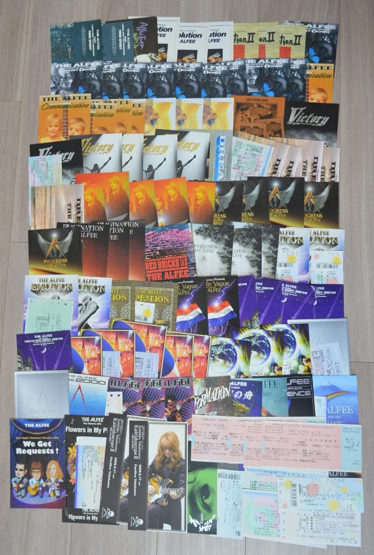 THE ALFEE メモリアルチケット96枚・チケットホルダー2個 セット