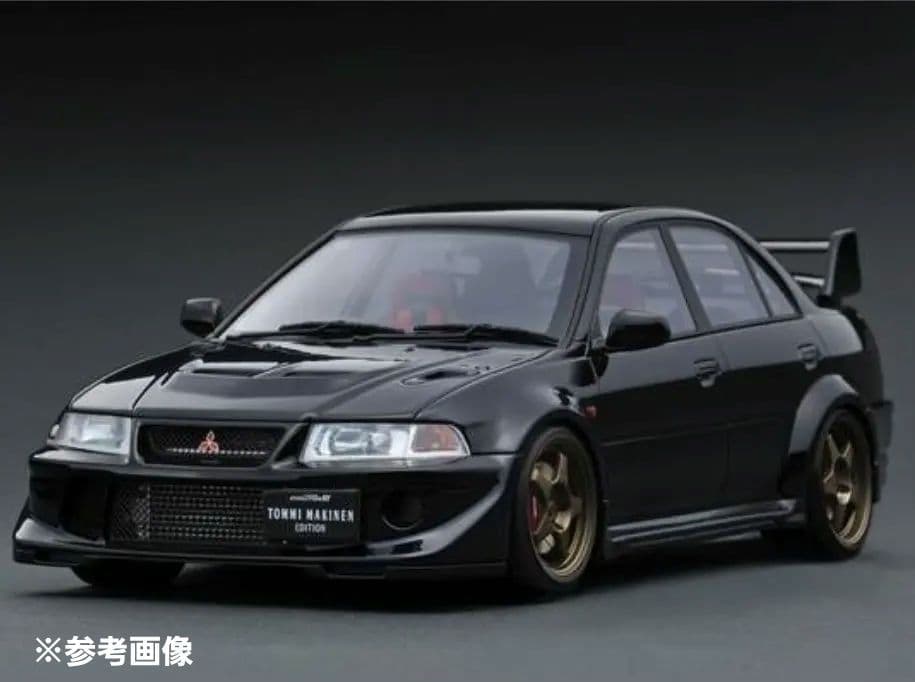 イグニッションモデル 1/18 ランサーエボリューションⅥ ブラック ランエボⅥ