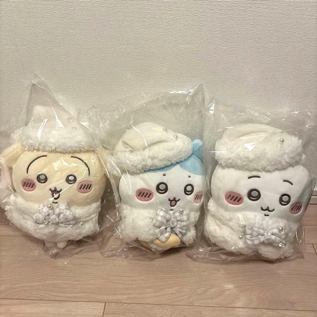 プレゼントフォーユーなぬいぐるみ　3つセット　ちいかわ