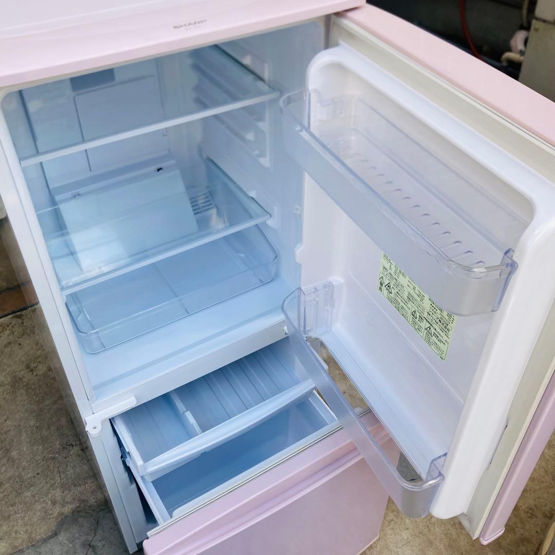 SHARP シャープ 137L SJ-14X-P 2ドア冷蔵庫 ◇2013年製