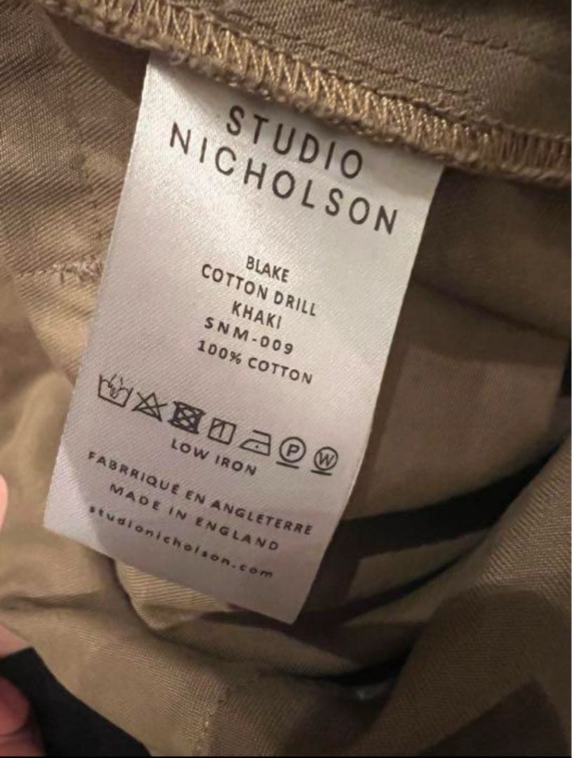 STUDIO NICHOLSON ワイドパンツ
