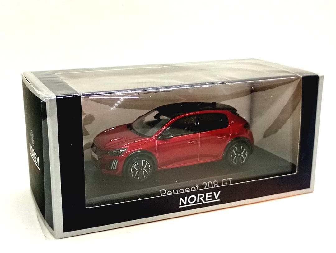 ノレブ 1/43 プジョー 208 GT 2024 (エリクシールレッド)