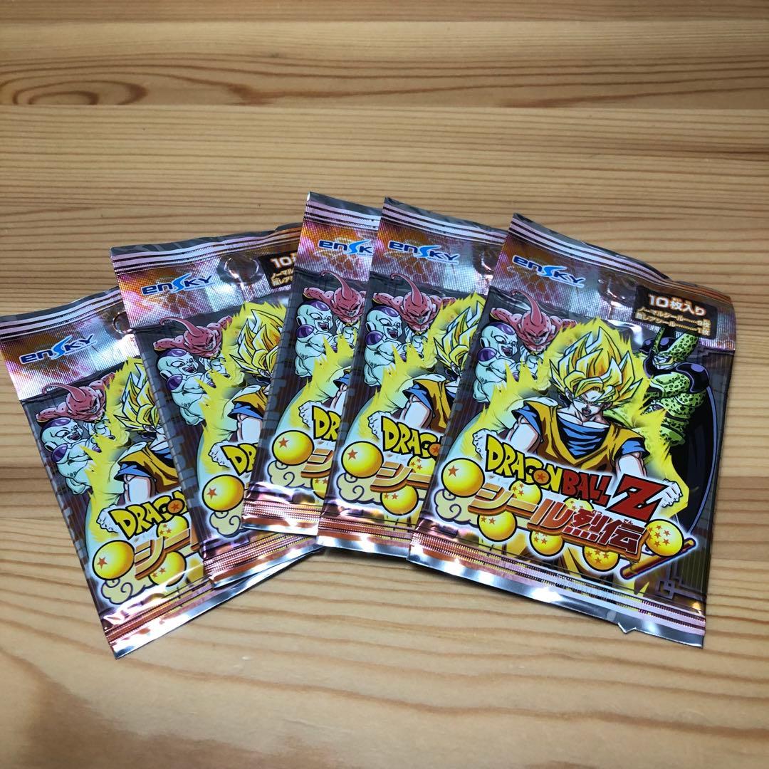 【未開封】ドラゴンボールZ シール烈伝　5パック