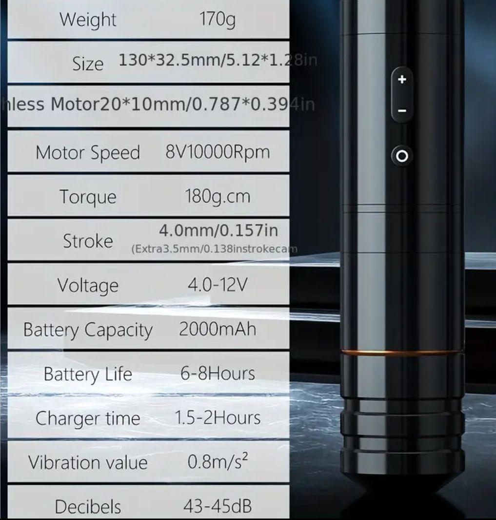 ワイヤレスタトゥーマシン