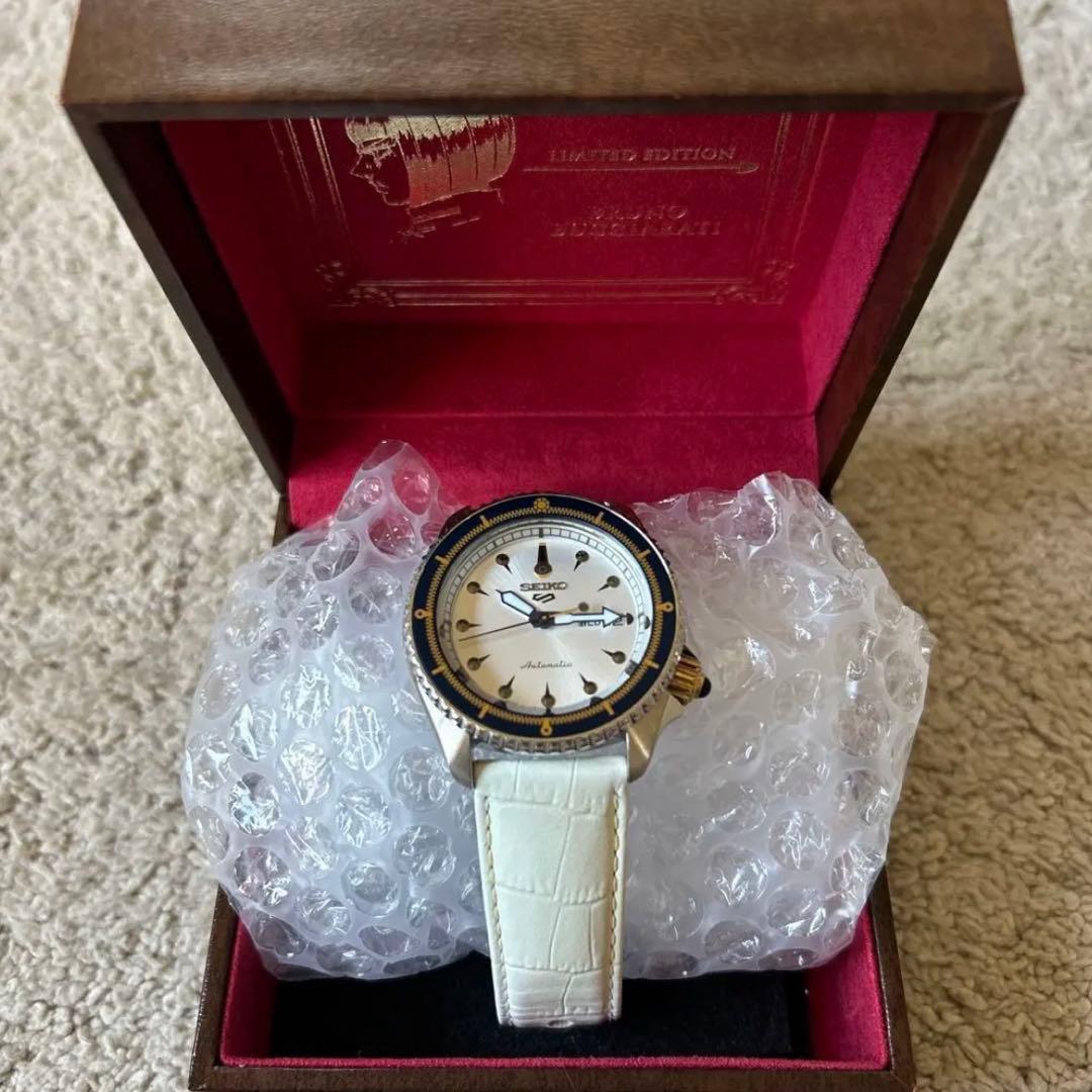 セイコー5スポーツ センススタイル ジョジョ　黄金の風 ブチャラティモデル