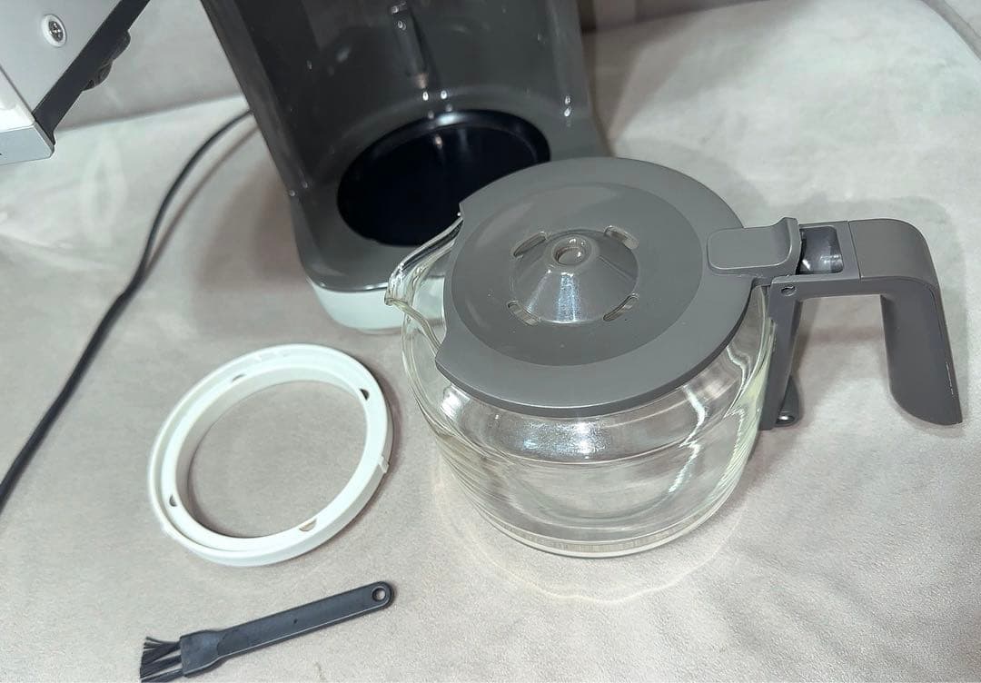 シロカ 全自動 コーヒーメーカー カフェばこPRO ライトグレー SC-C251