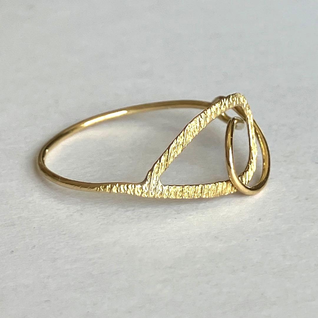 K18 18金 15号　リング　17