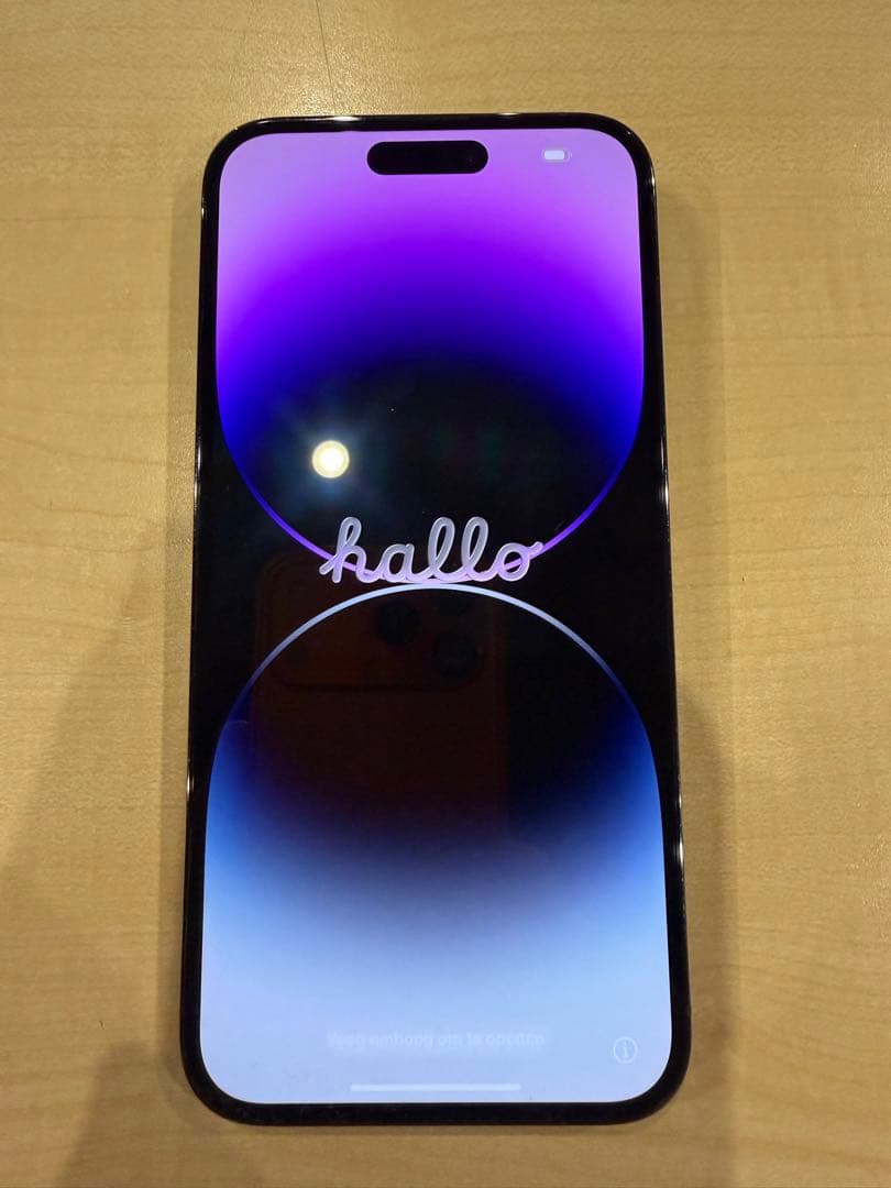 iPhone 14 ProMax ディープパープル256G極美eSIMフリー