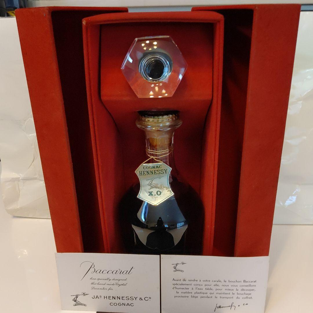 JA's HENNSSY XO　クリスタル　バカラボトル コニャックブランデー