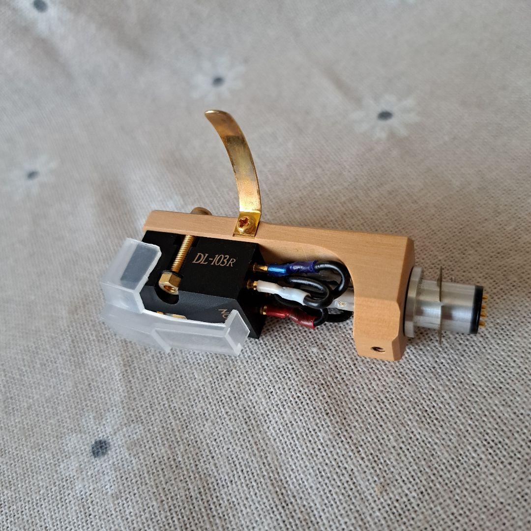 山本音響工芸　ツゲ　ヘッドシェル HS-3 &　DENON DL-103R