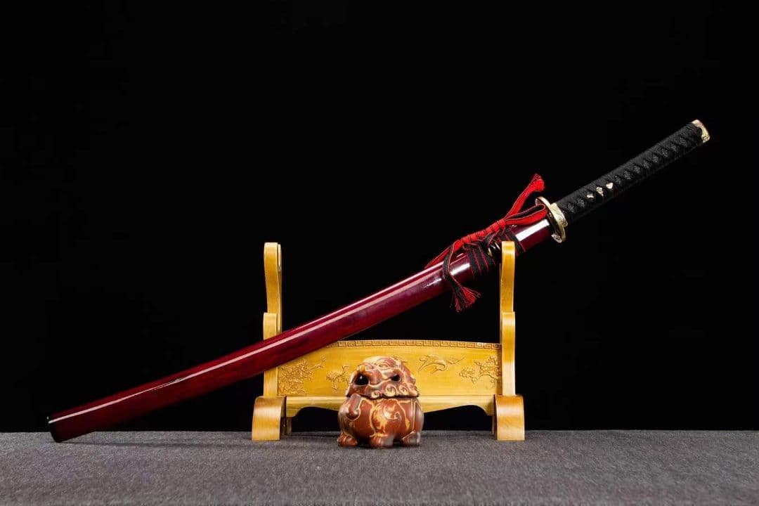 獄火武士刀-T 10焼刃 武具　刀装具　日本刀　模造刀 居合刀