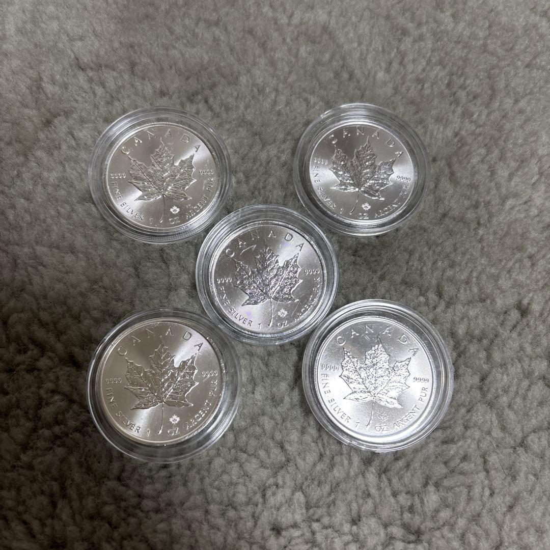 dendenカナダ シルバー 5枚セット