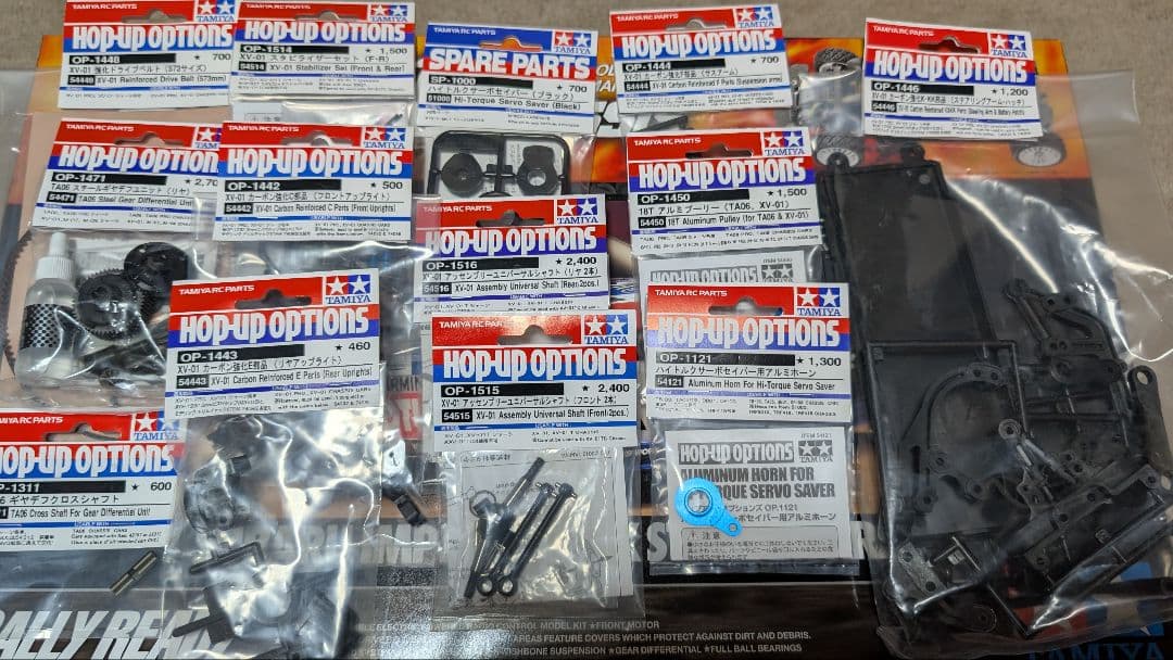 タミヤ XV-01シャーシ スバル WRX STI＋OPパーツセット