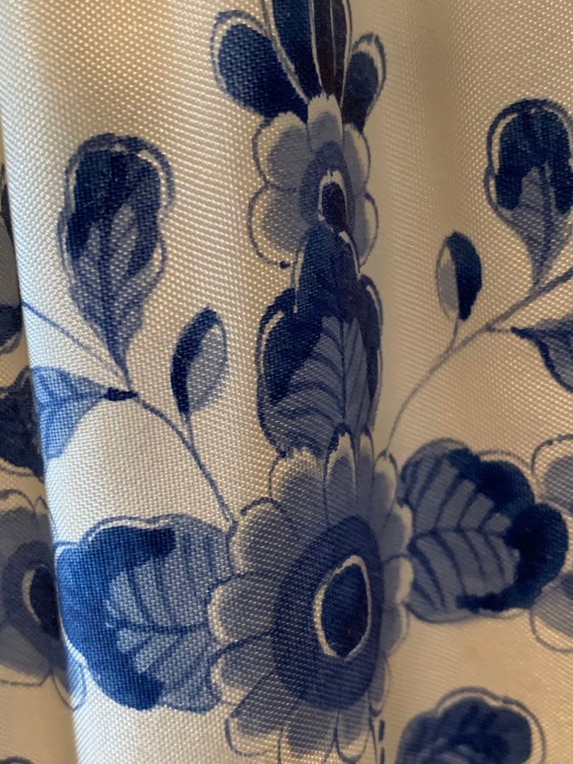 ロイヤルデルフト　破格！レアなビンテージの大型電気スタンドシェードも手書きです！