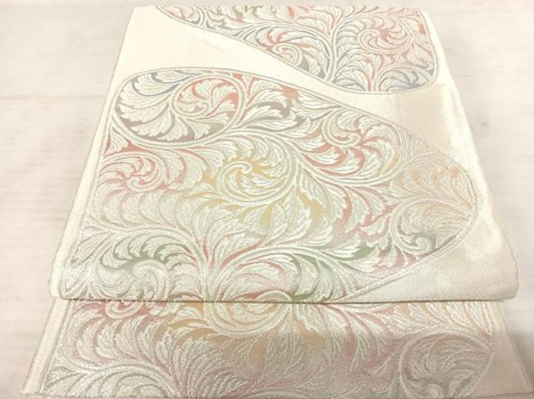 振袖 フルセット6点サイズM〜Ｌ枝花文　暈し染め　正絹