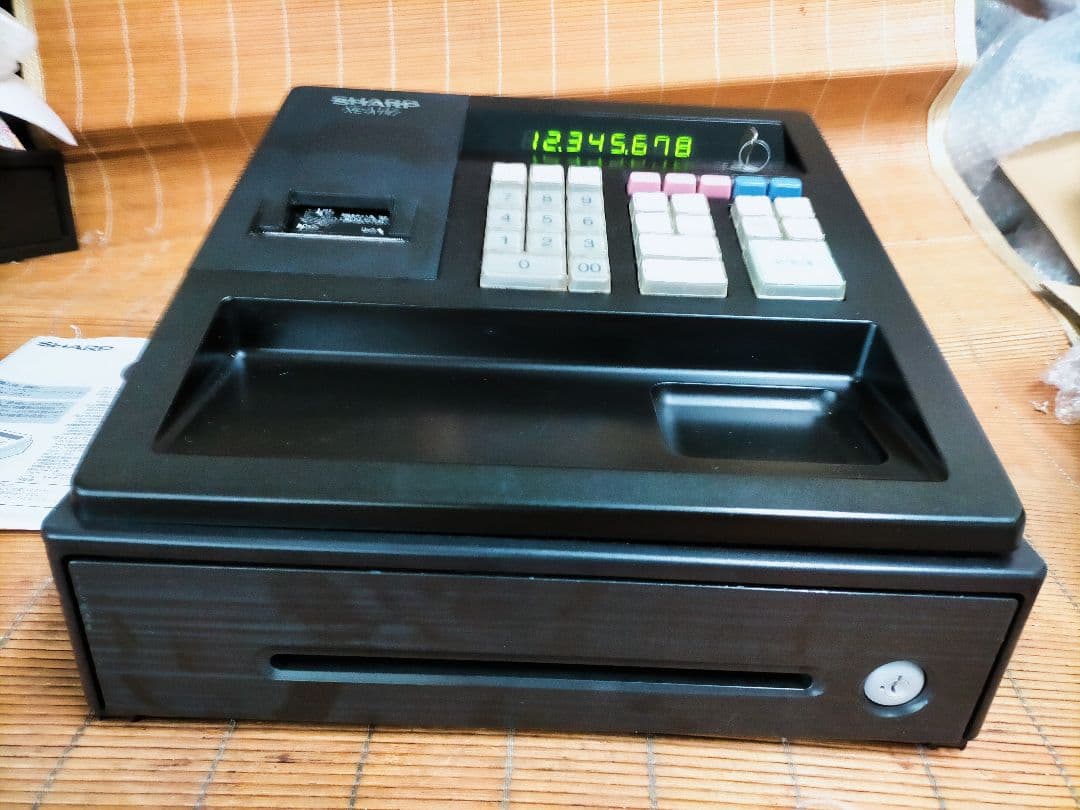 シャープレジスター　XE-A147　PC連携売上管理フル設定無料　505550