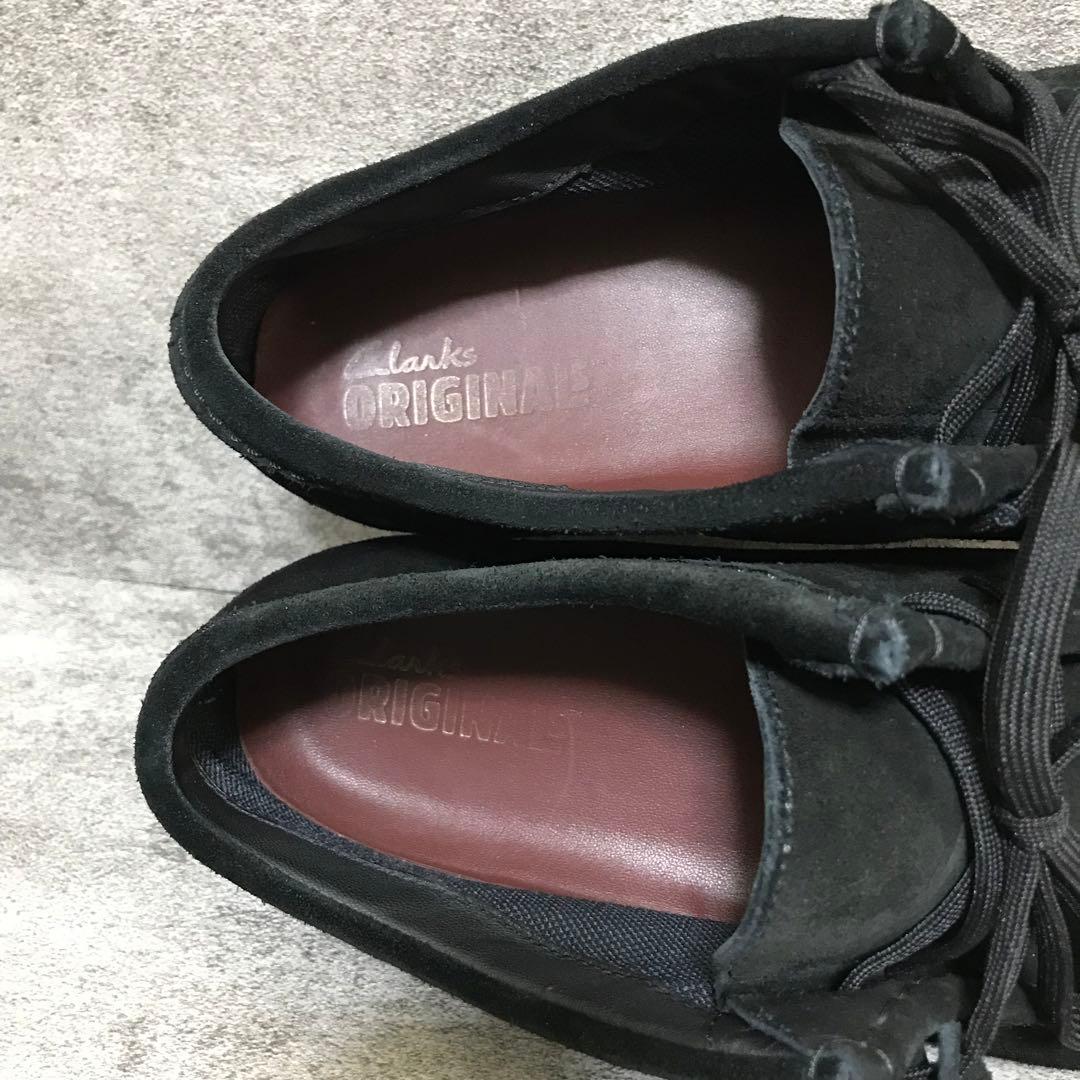 【美品】クラークス ワラビーブーツ 黒 GTX ゴアテックス vibramソール