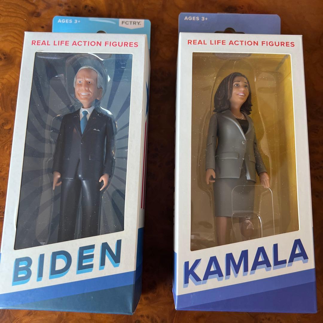 BIDEN & KAMALA リアルライフアクションフィギュアセット