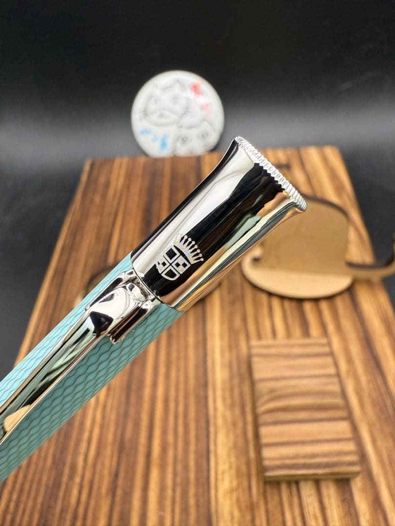 GRAF VON FABER-CASTELL ボールペン ギロシェ ターコイズ