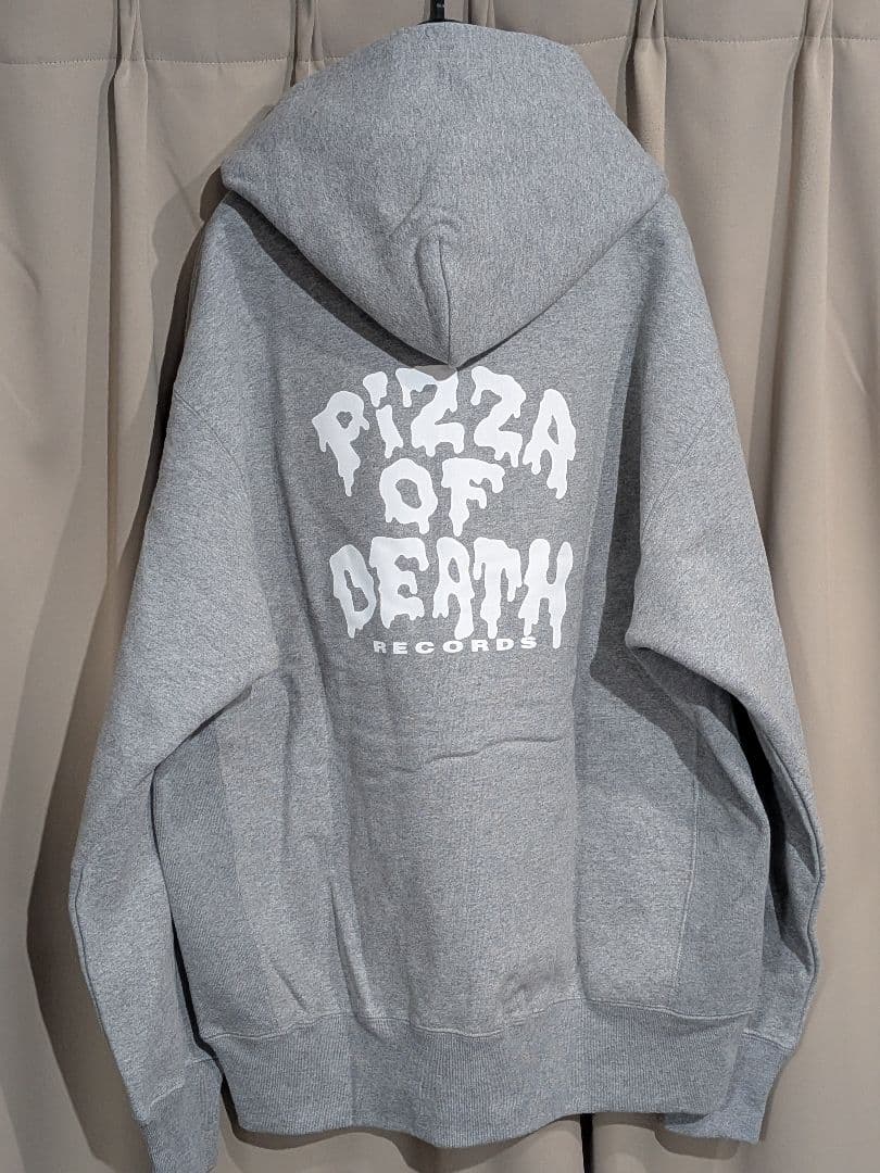 美品 PIZZA OF DEATH ピザオブデス ジップパーカー XL グレー