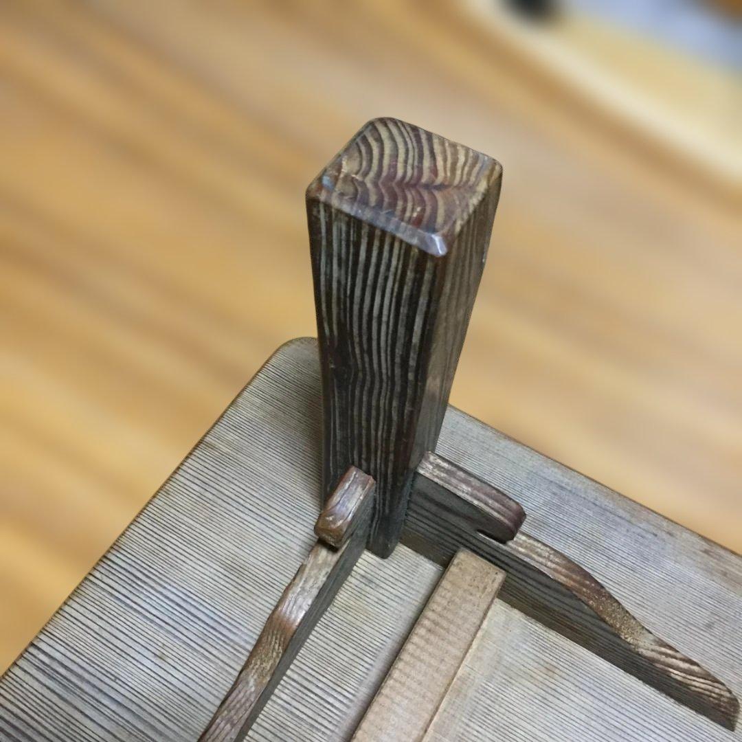 アンティーク木製座卓テーブル 約106×72.5×32 厚み3.3　引取値引可