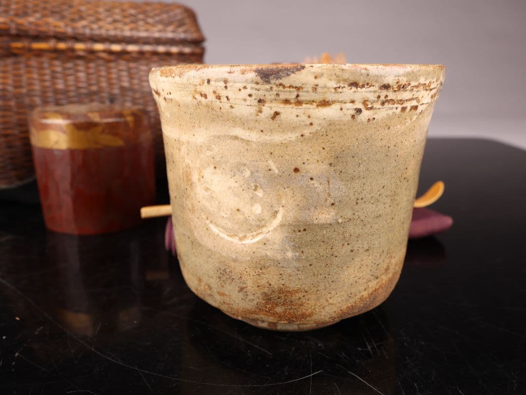 A920茶箱 一揃え 茶碗 棗 茶入 茶筅 茶筅筒 茶杓 仕覆 茶道具【】＝