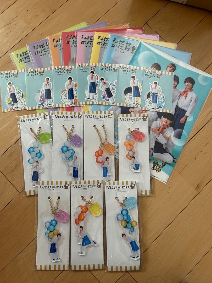 なにわのにわ in ASIA アクリルキーホルダー ステッカー クリアファイル