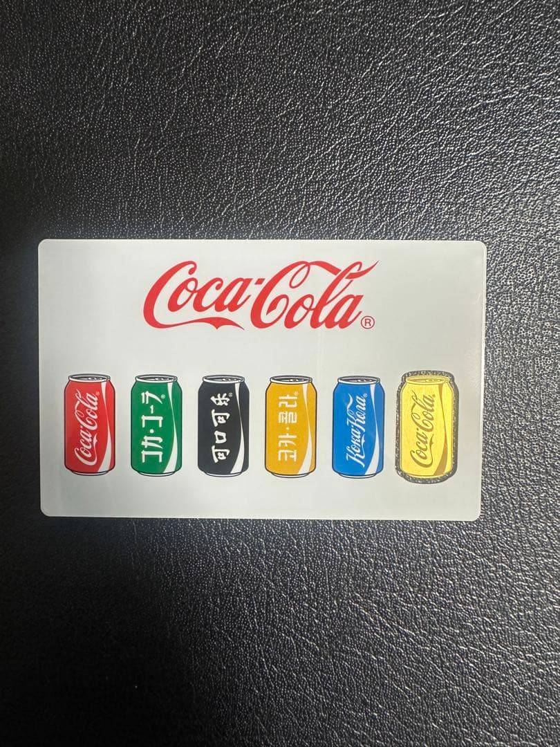 Coca-Cola コカコーラ缶　カード