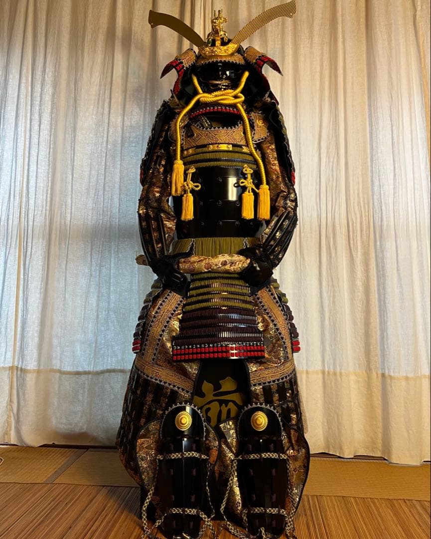 新品同様•美品！『薩摩丸武工房製』黒色胴当世具足 鎧 一式【現代 甲冑 等身大】