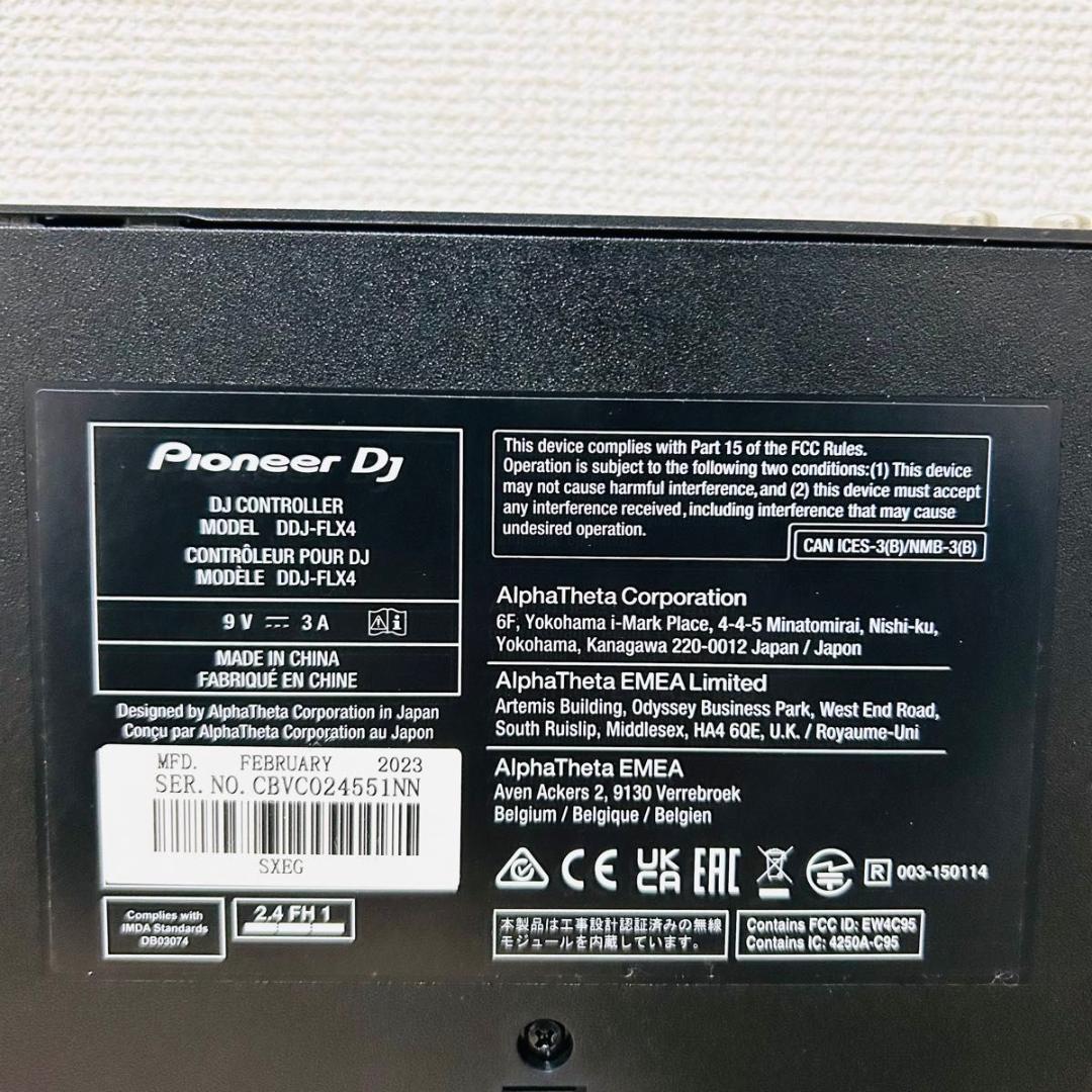 Pioneer パイオニア DJコントローラー DJ機器 DDJ-FLX4
