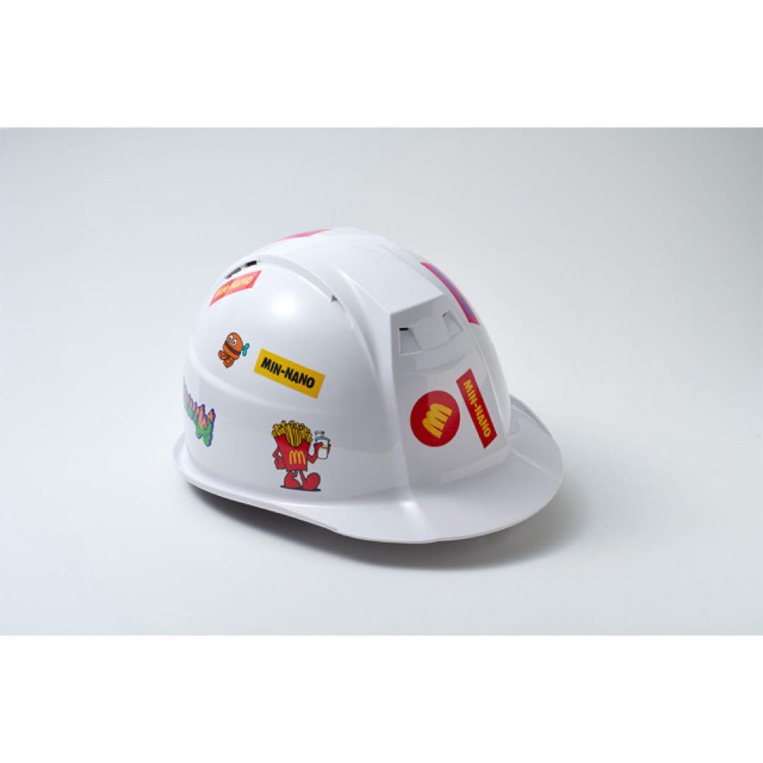 MIN-NANO KAGA HELMET ミンナノ 防災ヘルメット LOGO