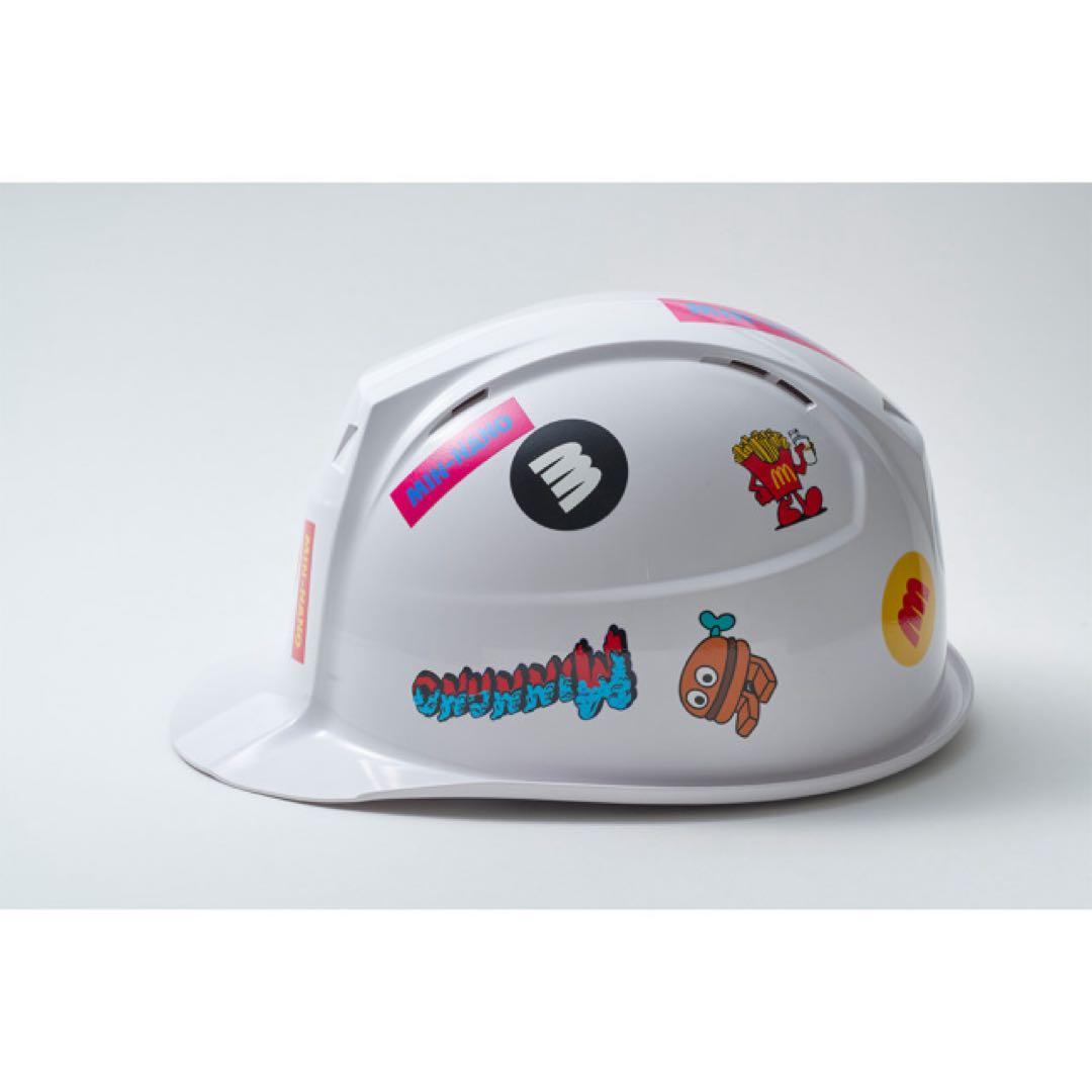 MIN-NANO KAGA HELMET ミンナノ 防災ヘルメット LOGO