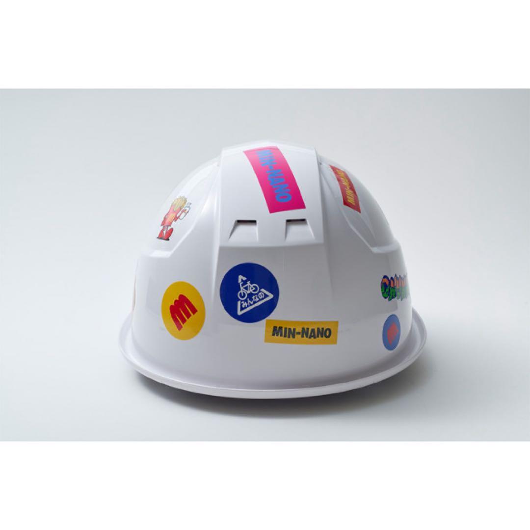 MIN-NANO KAGA HELMET ミンナノ 防災ヘルメット LOGO