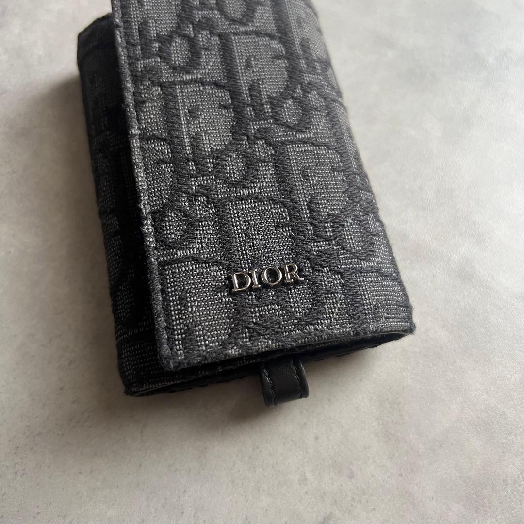 【美品】 DIOR ディオール オブリーク キーケース トロッター 6連