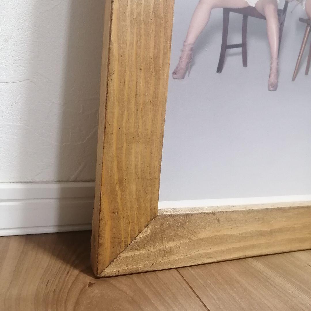 ハンドメイド 木製B2ポスターフレーム