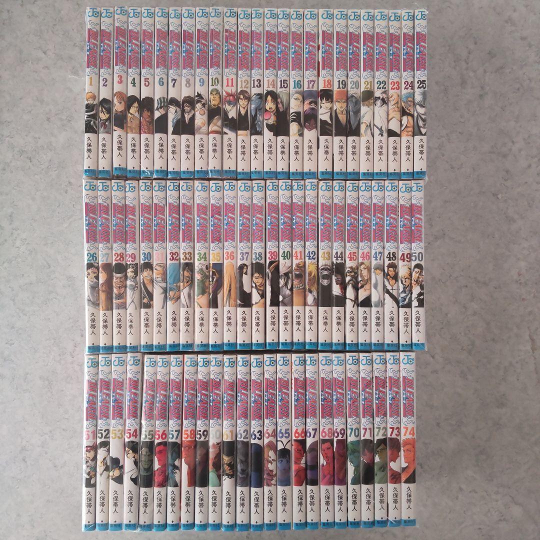 BLEACH ブリーチ 全巻 全74巻完結セット 久保帯人