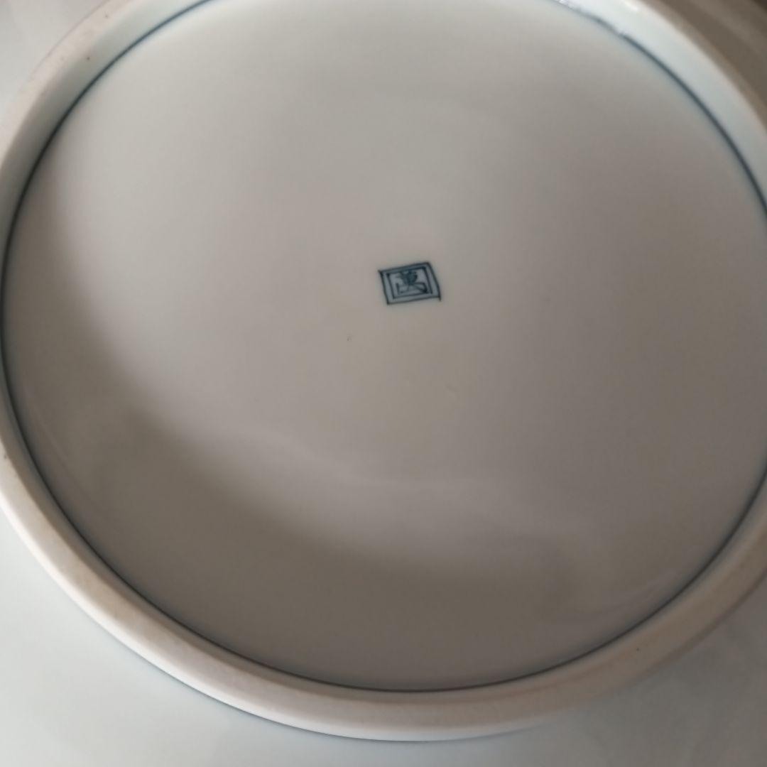 伊万里 鍋島焼 畑萬陶苑 楼閣山水図 大皿 31cm 小皿 セット 山水 風景