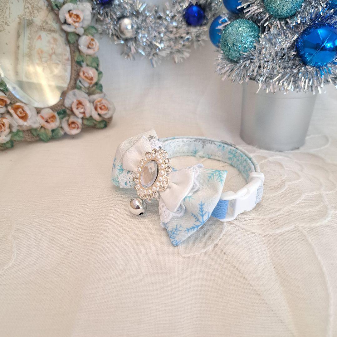 よーみ、クリスマス短毛ファーシュシュ(ゴールド×白)わんちゃん猫ちゃん用