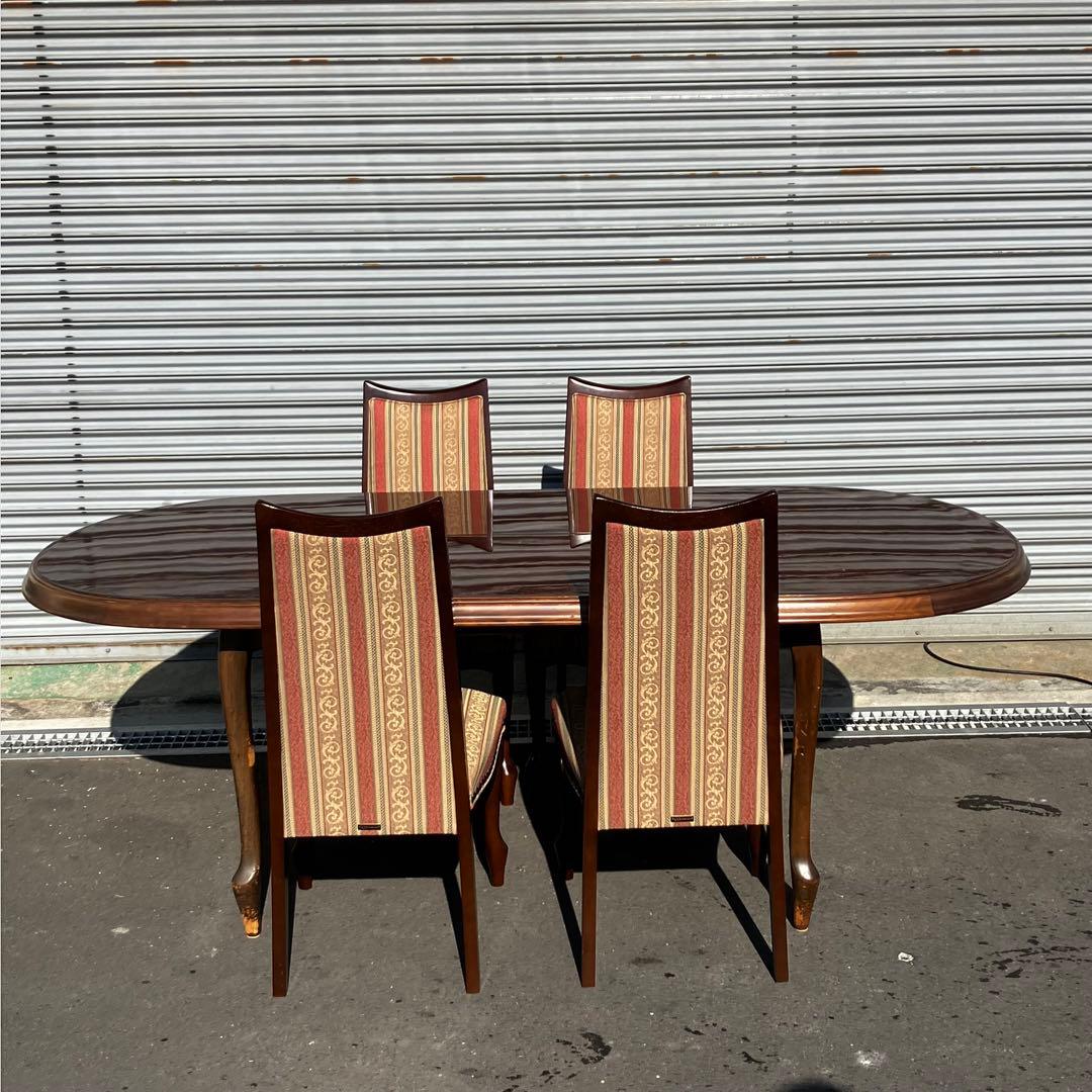 マルニ木工 マキシマムダイニングテーブル&チェア 5点セット