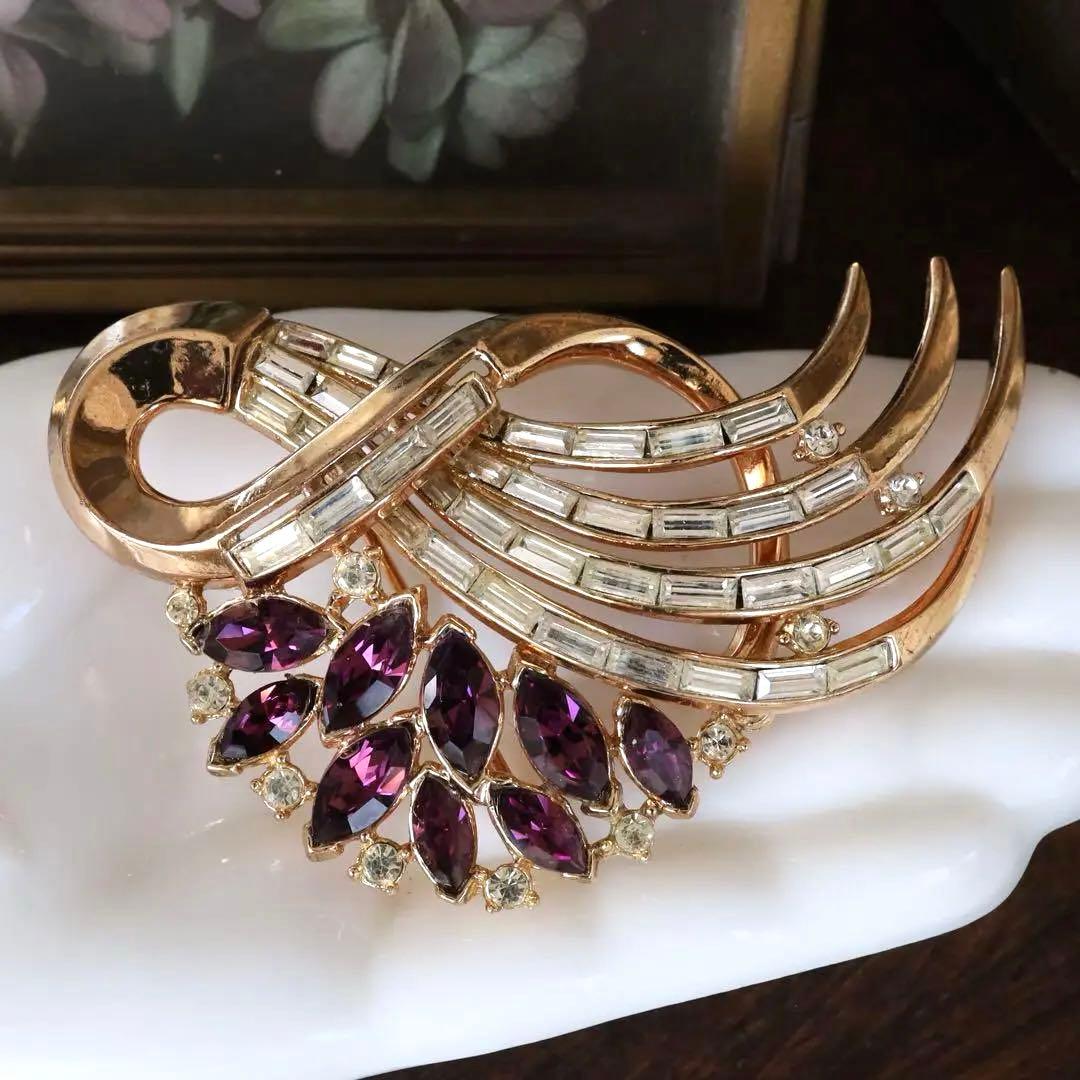 希少！✧刻印有✧ TRIFARI トリファリ ヴィンテージ ブローチ 1952年