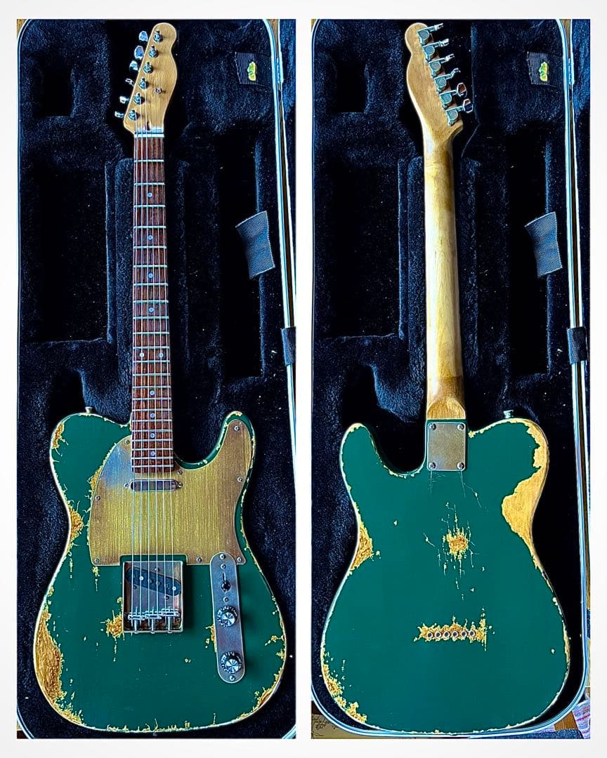 ハードレリックテレキャスタータイプ/ラッカー/アルニコ5PU×オイルコンデンサー