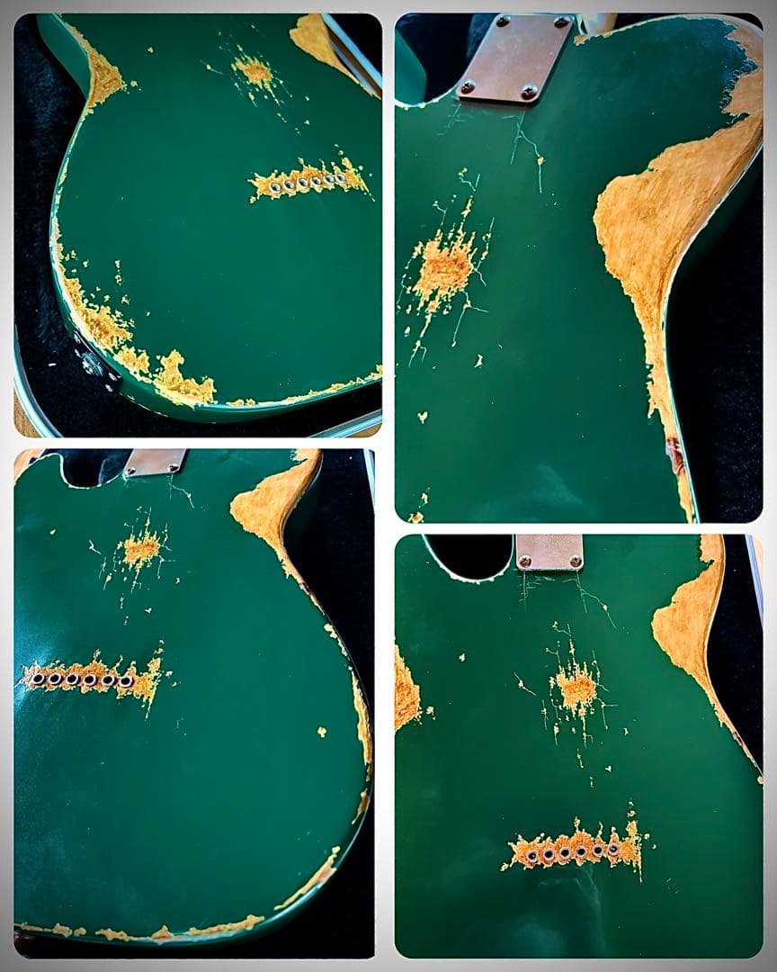 ハードレリックテレキャスタータイプ/ラッカー/アルニコ5PU×オイルコンデンサー