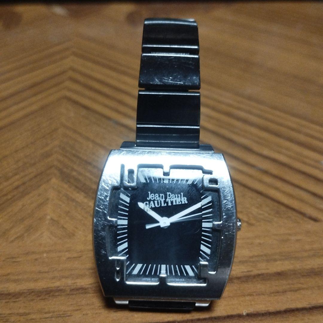 マカ173 ジャンポールゴルチエ スクエアクウォーツ シルバー