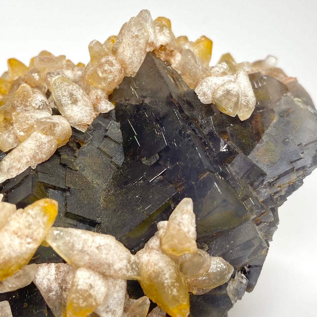 フローライト　カルサイト　蛍石　方解石　鉱物標本　原石　天然石　ストーン