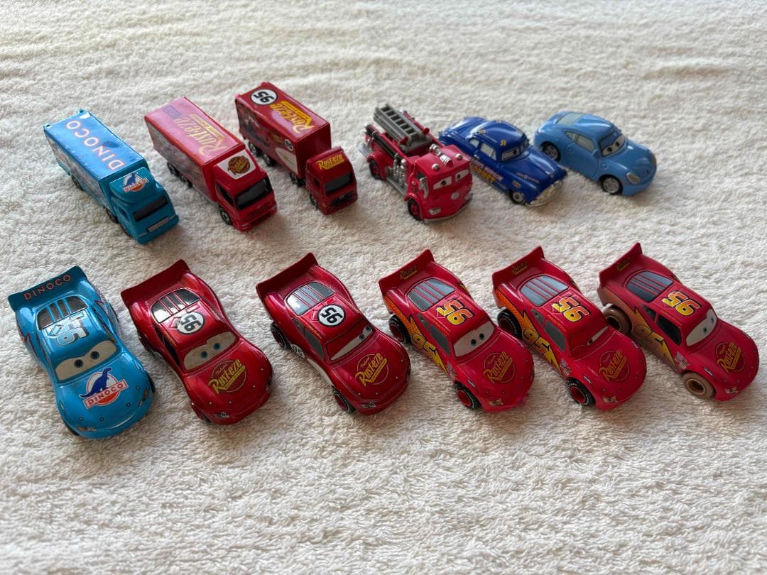 トミカ カーズ マックイーン、サリー 他 まとめて12台セット