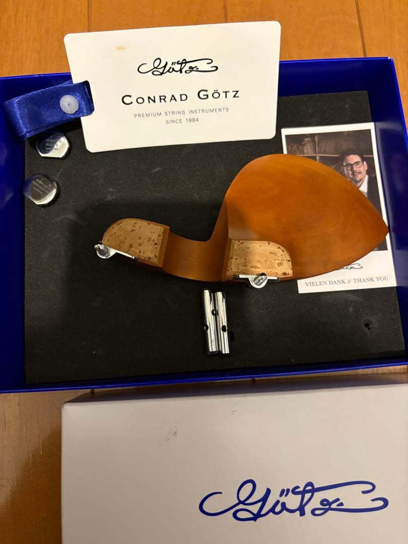 コンラッド・ゴッツ・ヴァイオリン(ZK1594)、ブラウン　ドイツ製　柘植つげ