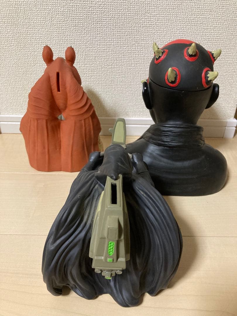 スターウォーズ 　ダースモール　コンテナ　ジャージャービンクス　貯金箱